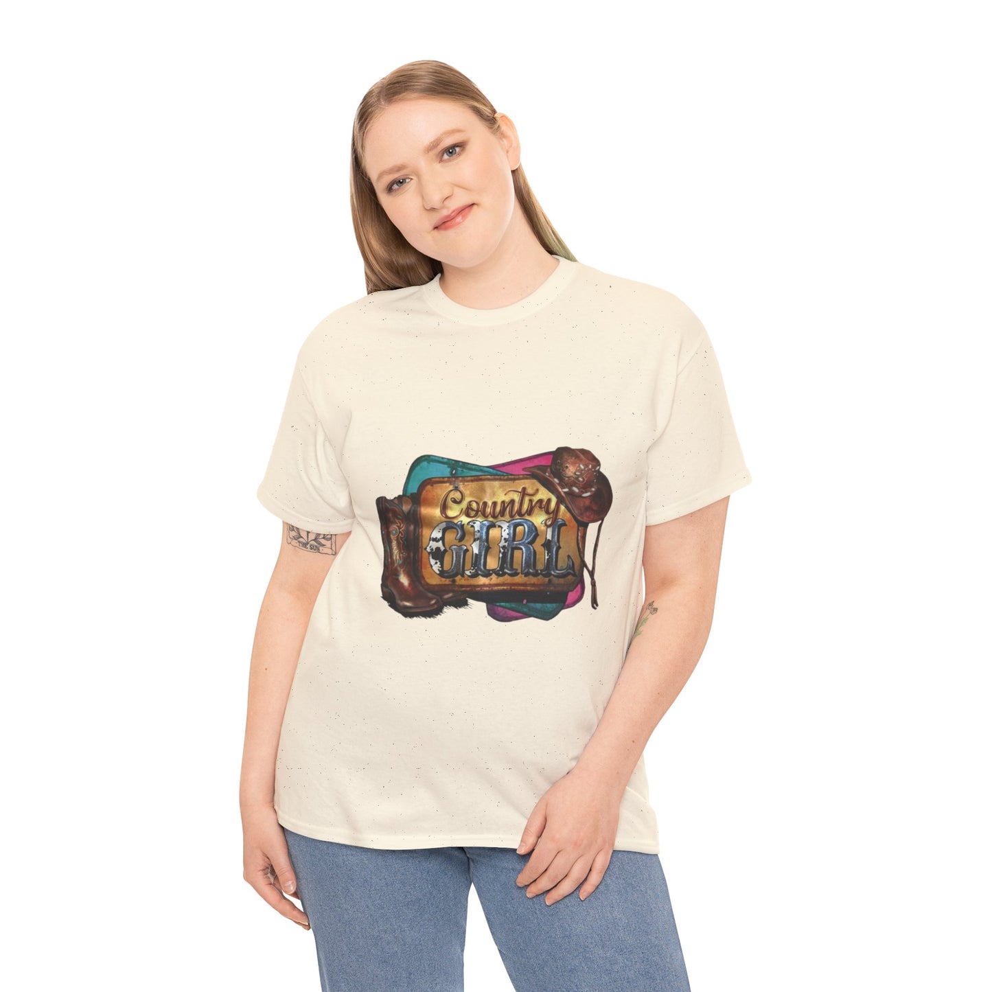 Country Girl Women's Heavy Cotton T-Shirt