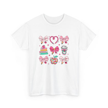 Cute Bows & Treats Women's Heavy Cotton Tee