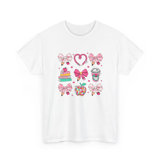 Cute Bows & Treats Women's Heavy Cotton Tee