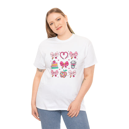 Cute Bows & Treats Women's Heavy Cotton Tee