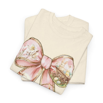 Whimsical Bow Graphic Women's Heavy Cotton Tee