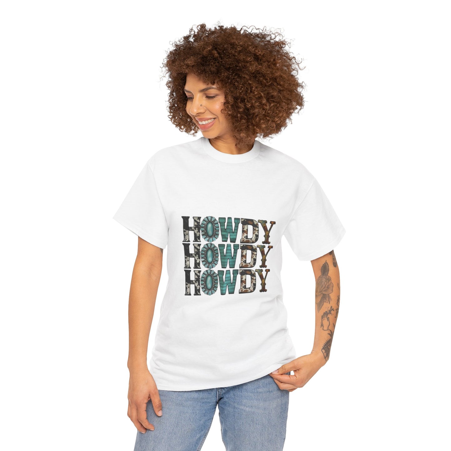 Howdy Howdy Howdy Women's Heavy Cotton T-Shirt