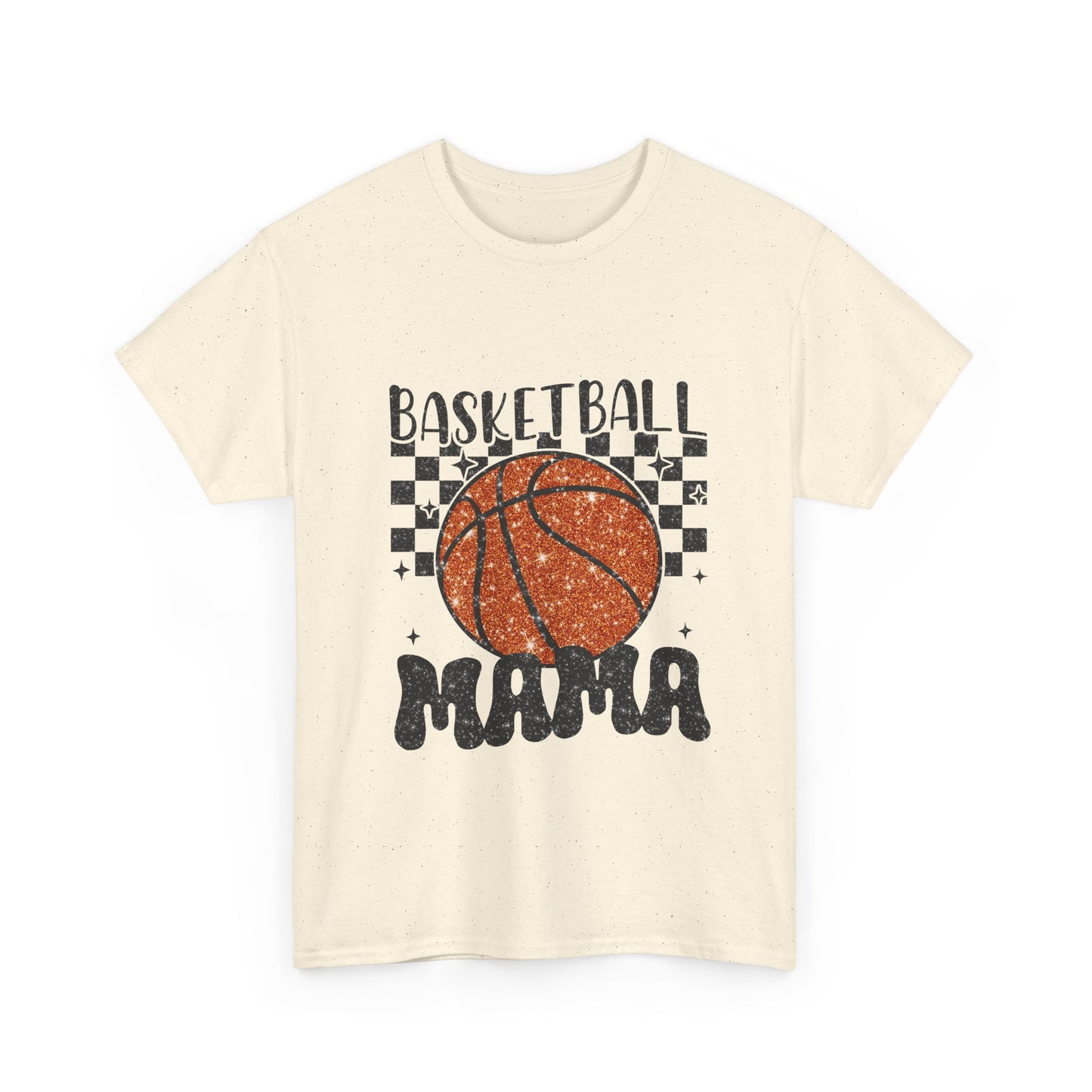 Basketball Mama Women's Heavy Cotton T-Shirt: Perfect Gift for Sports Mom