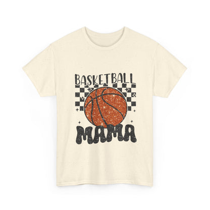 Basketball Mama Women's Heavy Cotton T-Shirt: Perfect Gift for Sports Mom