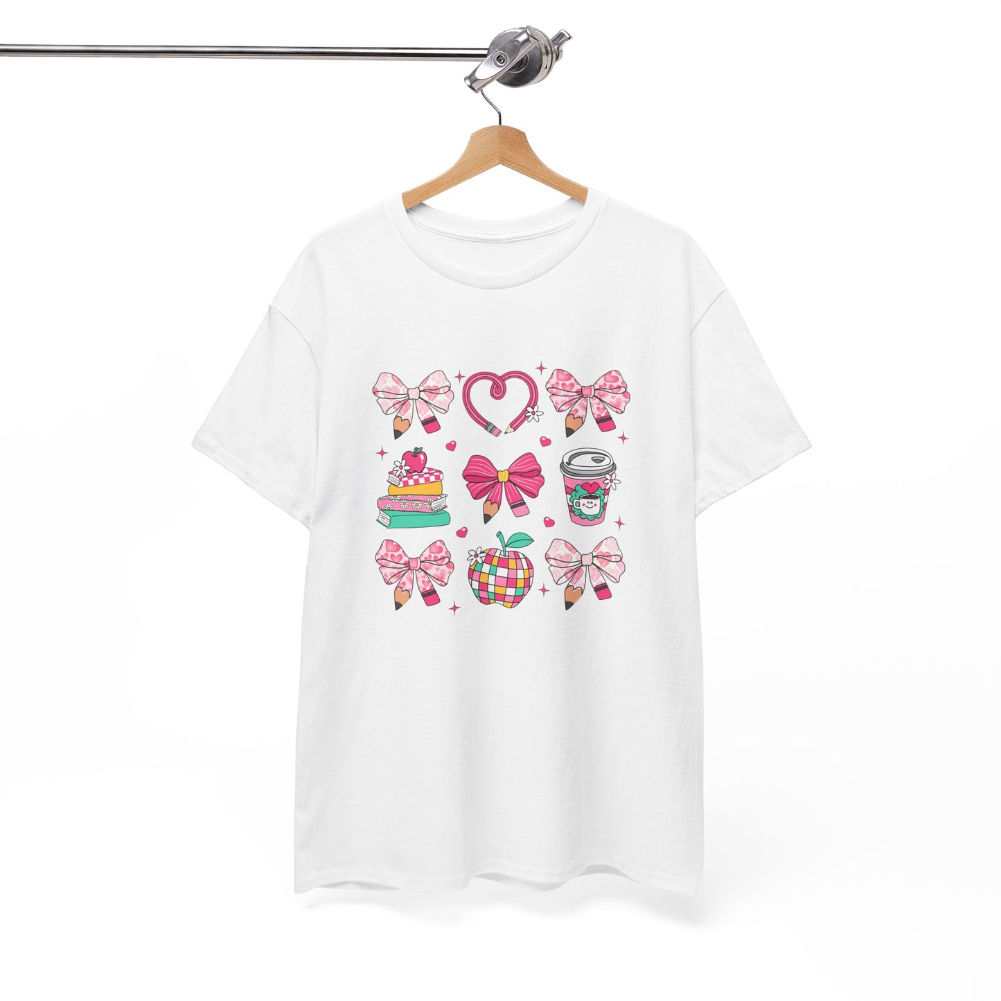 Cute Bows & Treats Women's Heavy Cotton Tee